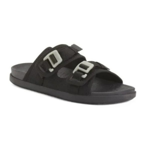 Native Davis Black Sandal Two Strap Women's size 10 - Picture 1 of 7